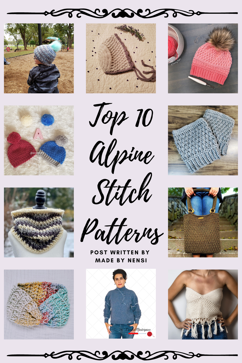 Top 10 Alpine Stitch Patterns by Made By Nensi.png